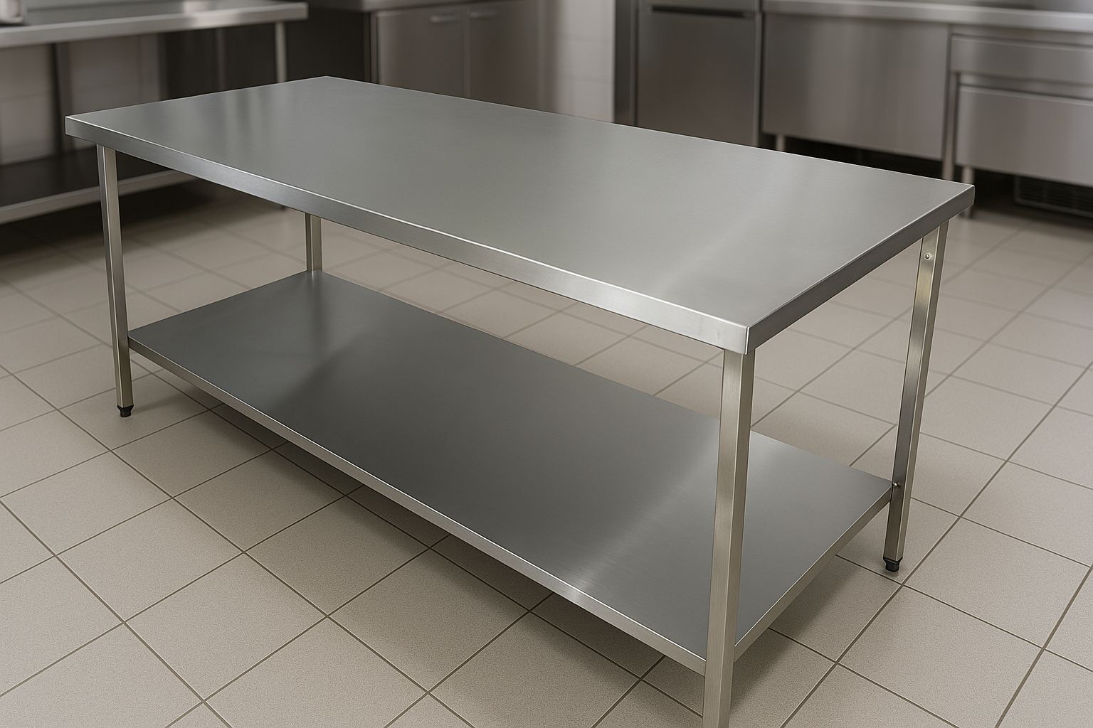 Mesa Em Aço Inox Mesa Em Aço Inox